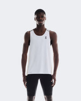 White & Silver 'Performance' Tank Top