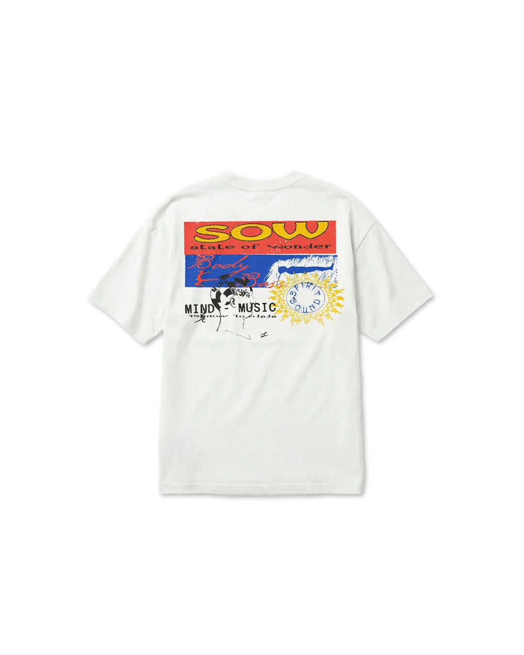 White 'Soud & Spirit' Regular Tee