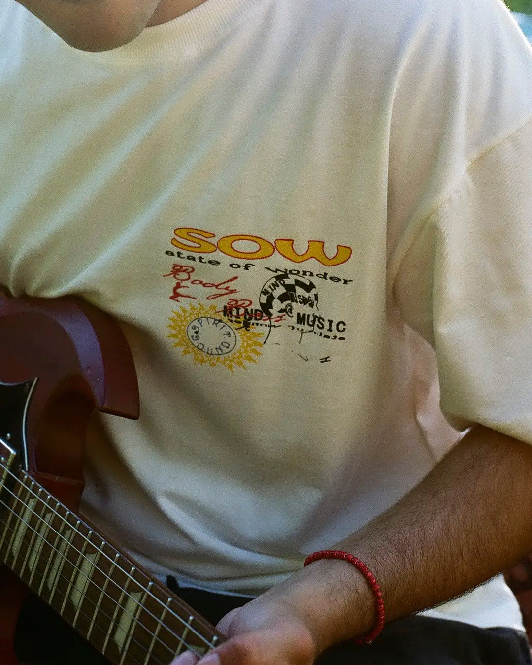 White 'Soud & Spirit' Regular Tee