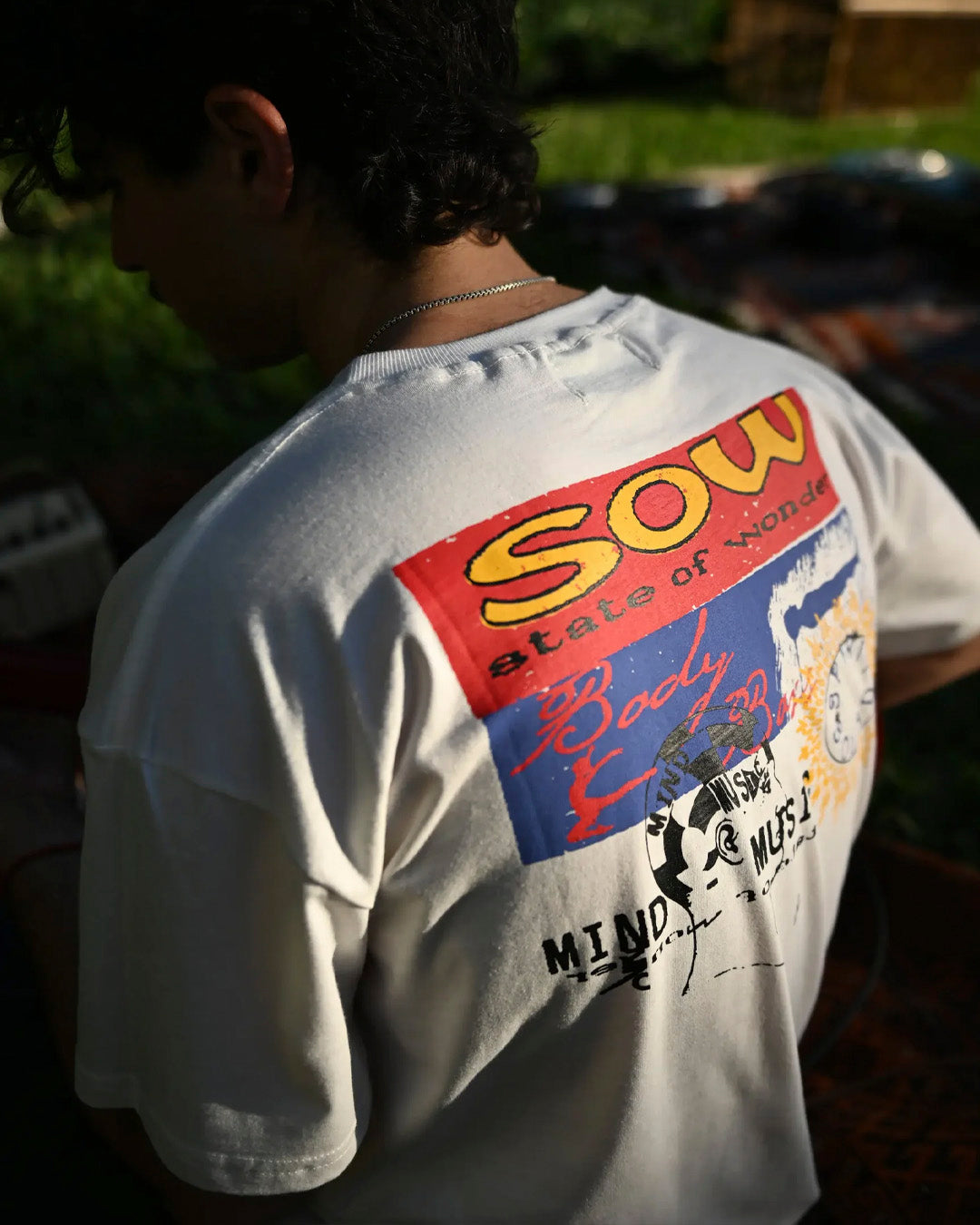 White 'Soud & Spirit' Regular Tee