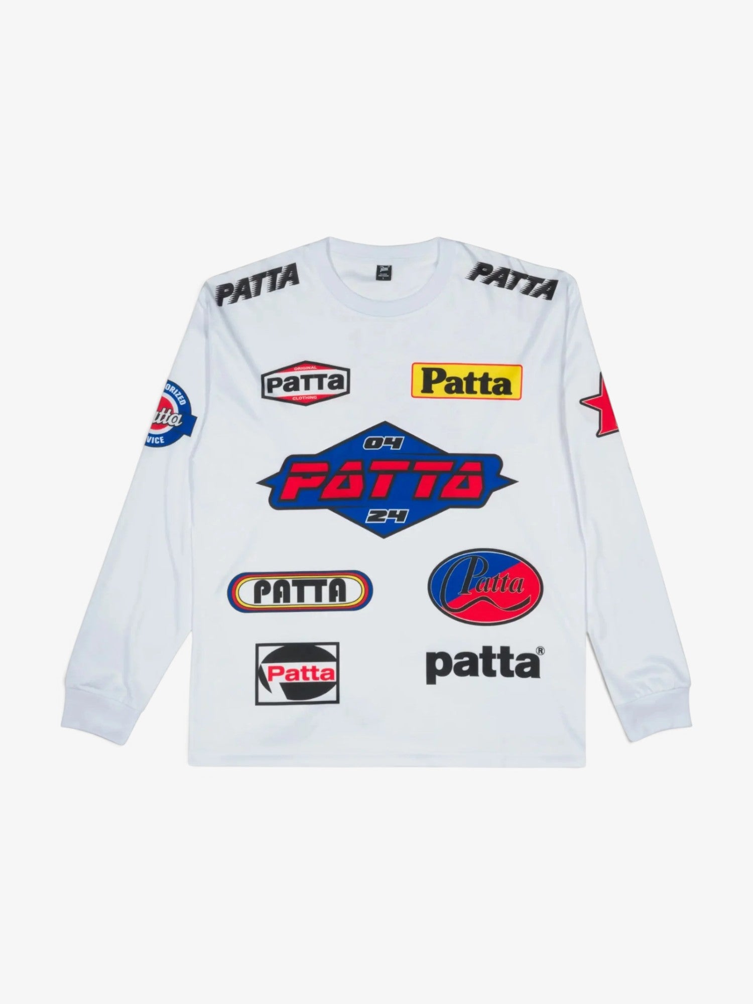 White 'Sponsor' Longsleeve Jersey