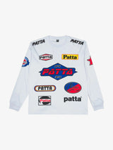 White 'Sponsor' Longsleeve Jersey