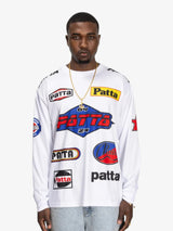 White 'Sponsor' Longsleeve Jersey
