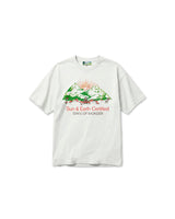 White 'Sun & Earth' Regular Tee