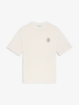 White 'T-Shirt Maille Ajourée D Miroir' Tee