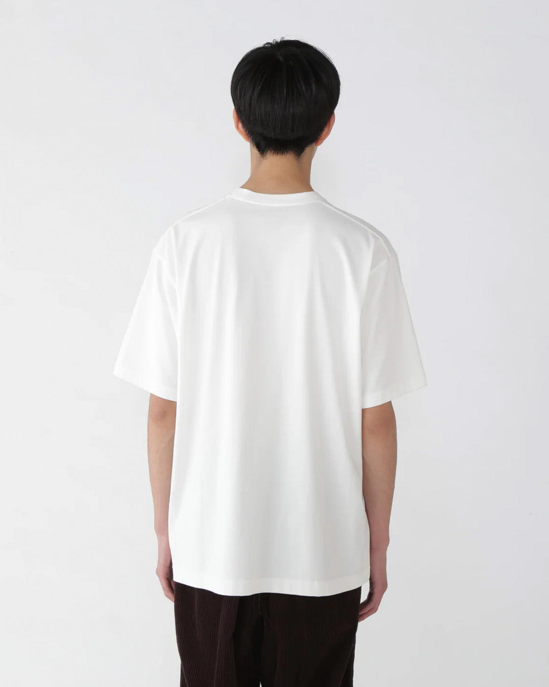 White 'Wandering Printed' Tee