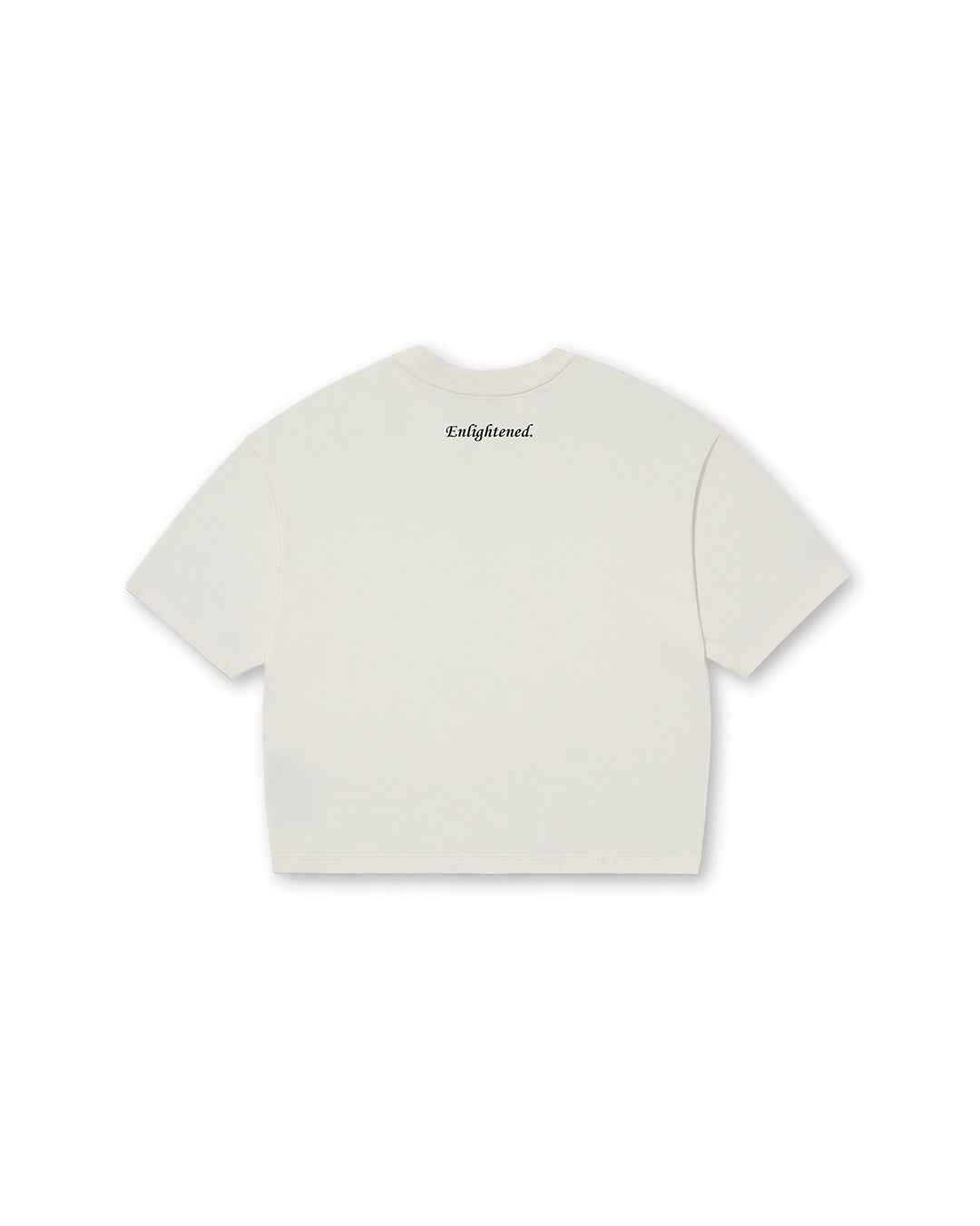 White 'Wild Horses' Boxy Regular Tee