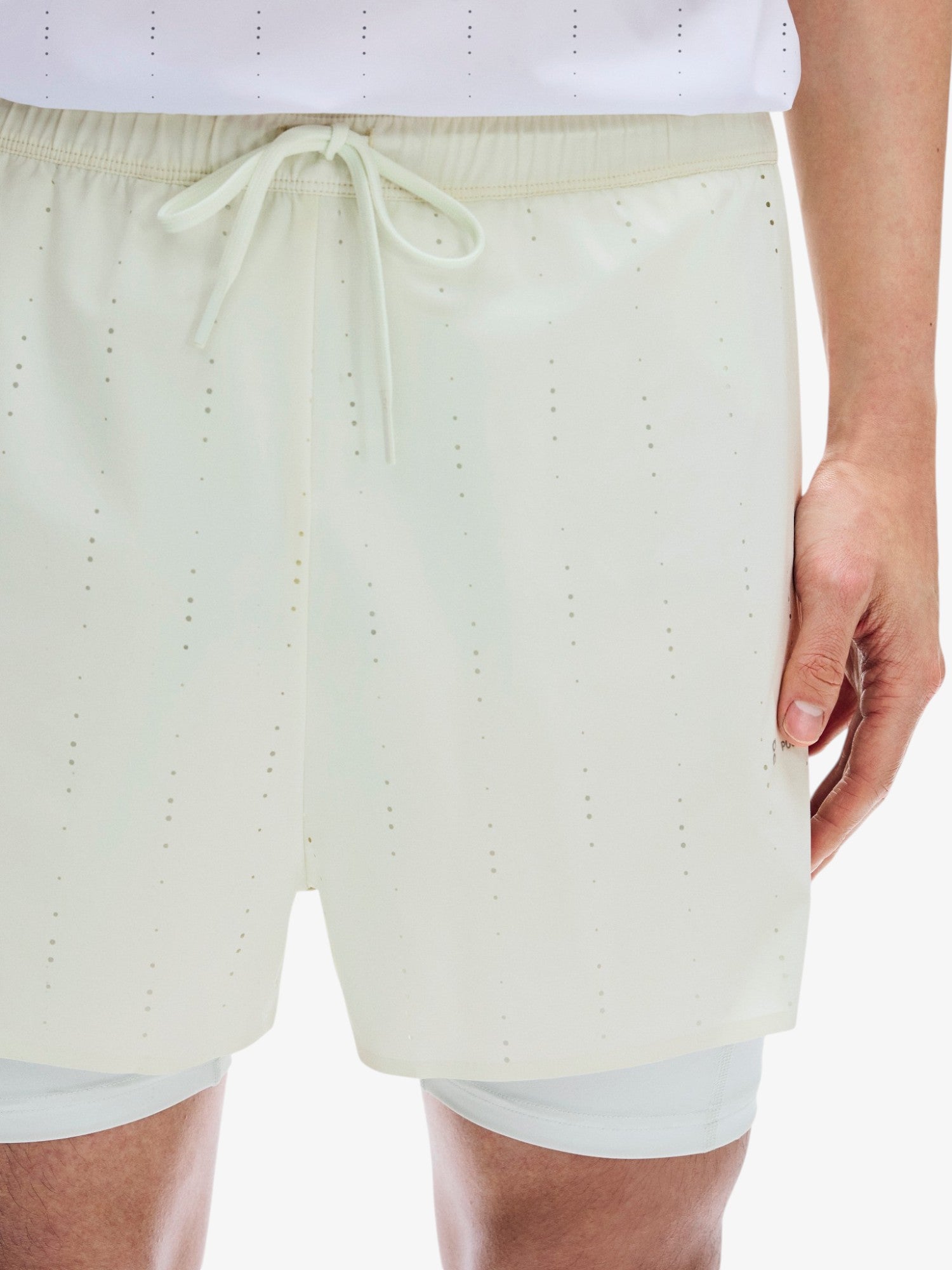 White 'Zero' 2 in 1 Shorts X PAF