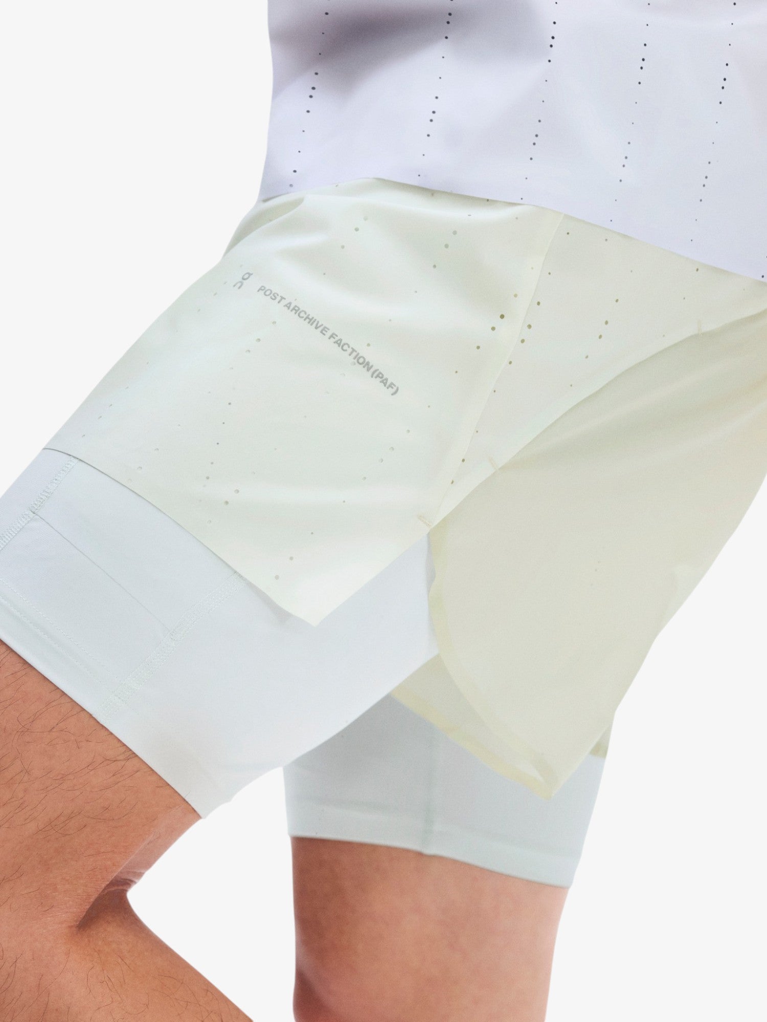White 'Zero' 2 in 1 Shorts X PAF