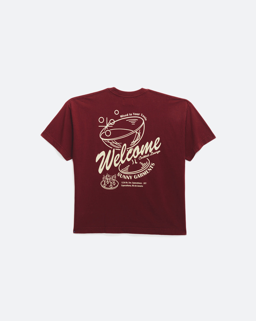 Wine Martini Boxy Tee