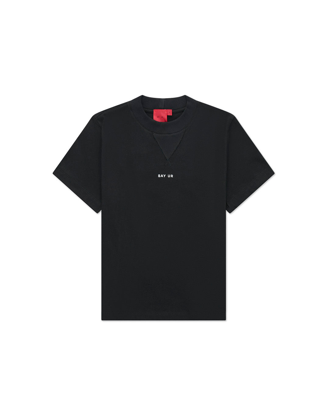 Black 'Say Ur' Tee