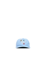 Blue Washed 'Hibiscus' Cap