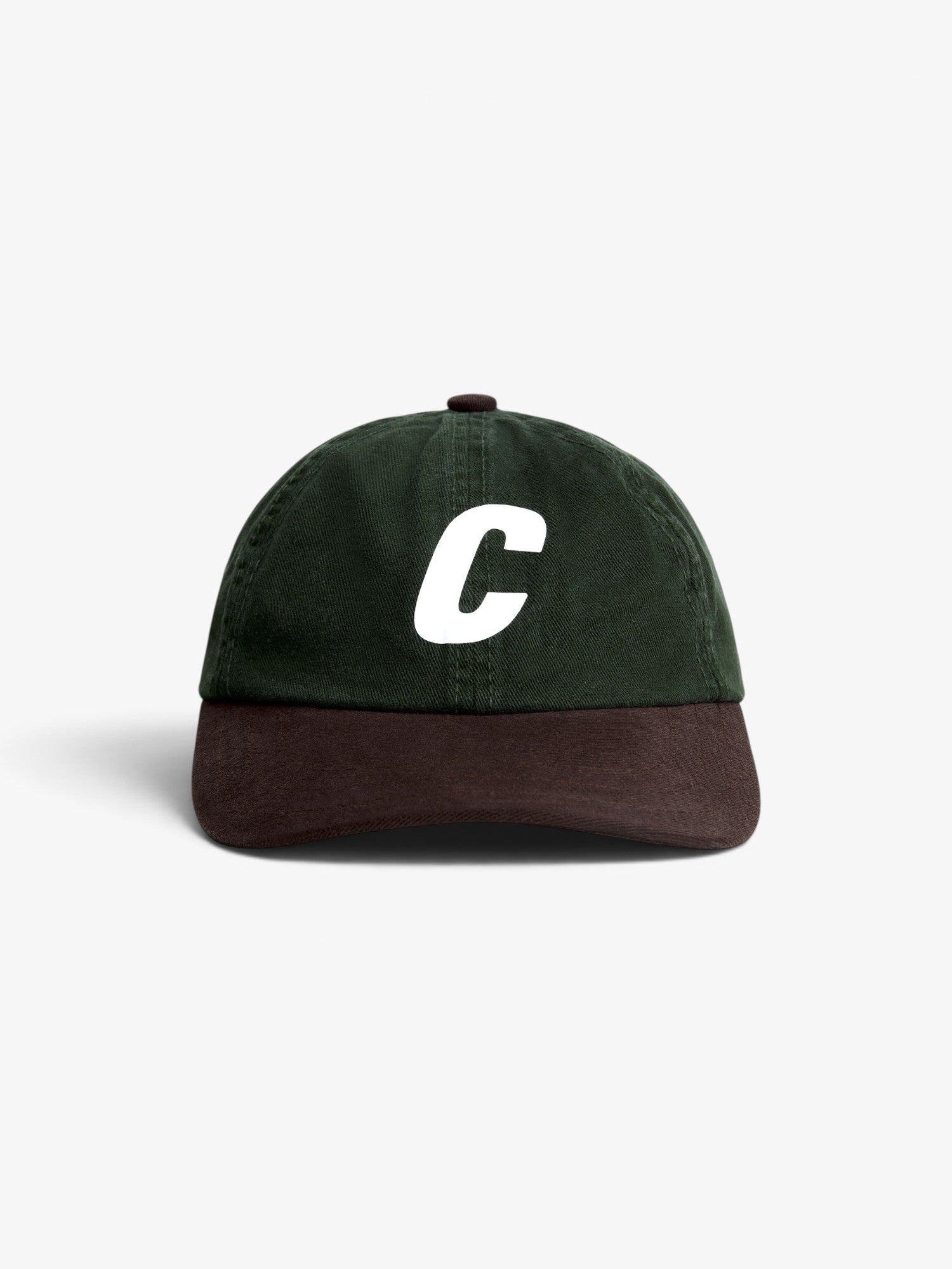 Green/Brown 'Classic Sport C Logo' Cap