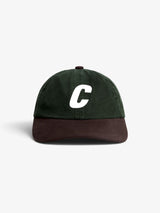 Green/Brown 'Classic Sport C Logo' Cap
