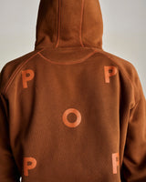 Brown 'Logo' Hoodie