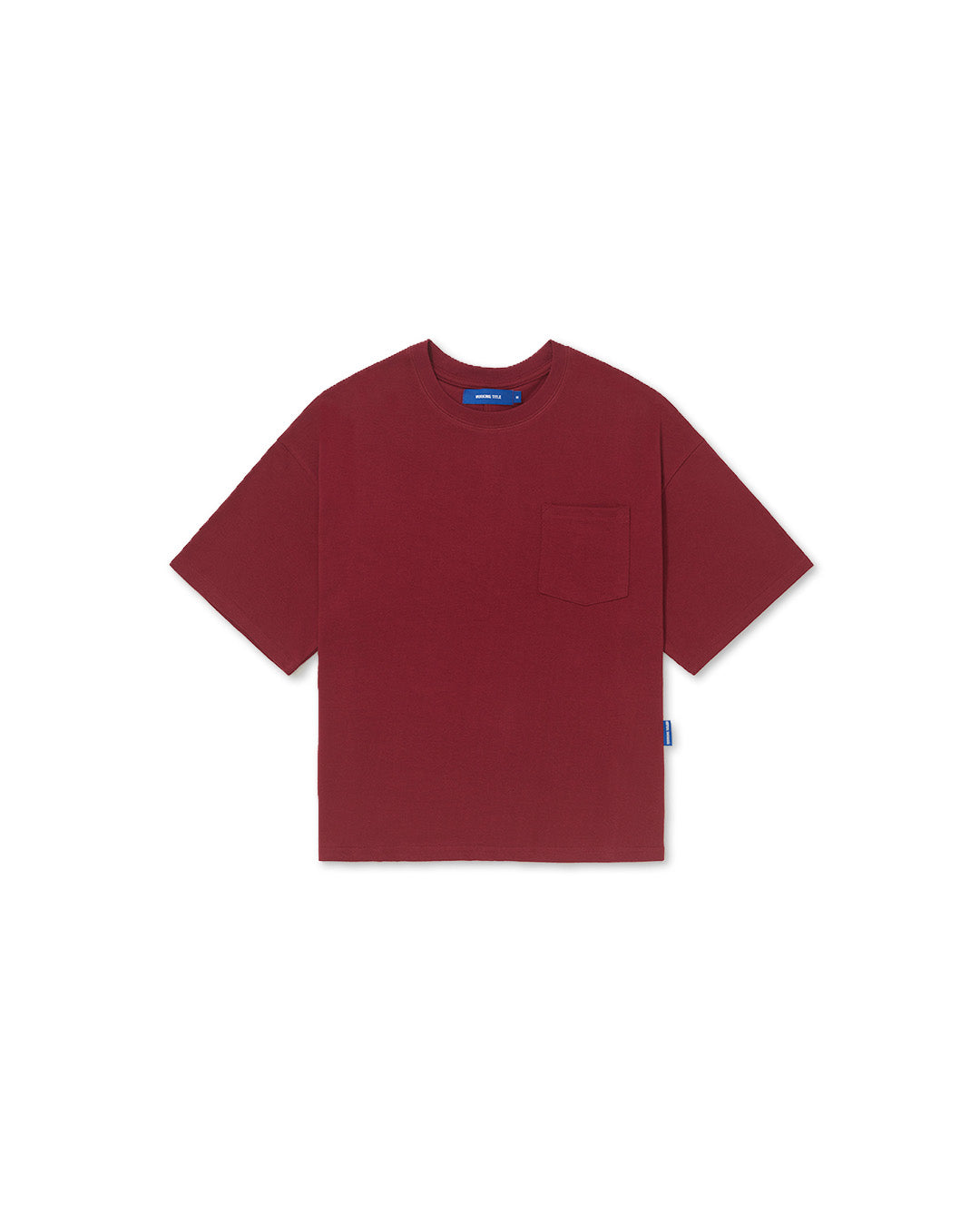Burgundy 'Pocket' Tee