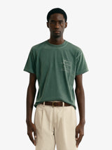 Green 'Sketches' Boxy Tee X NIEMEYER