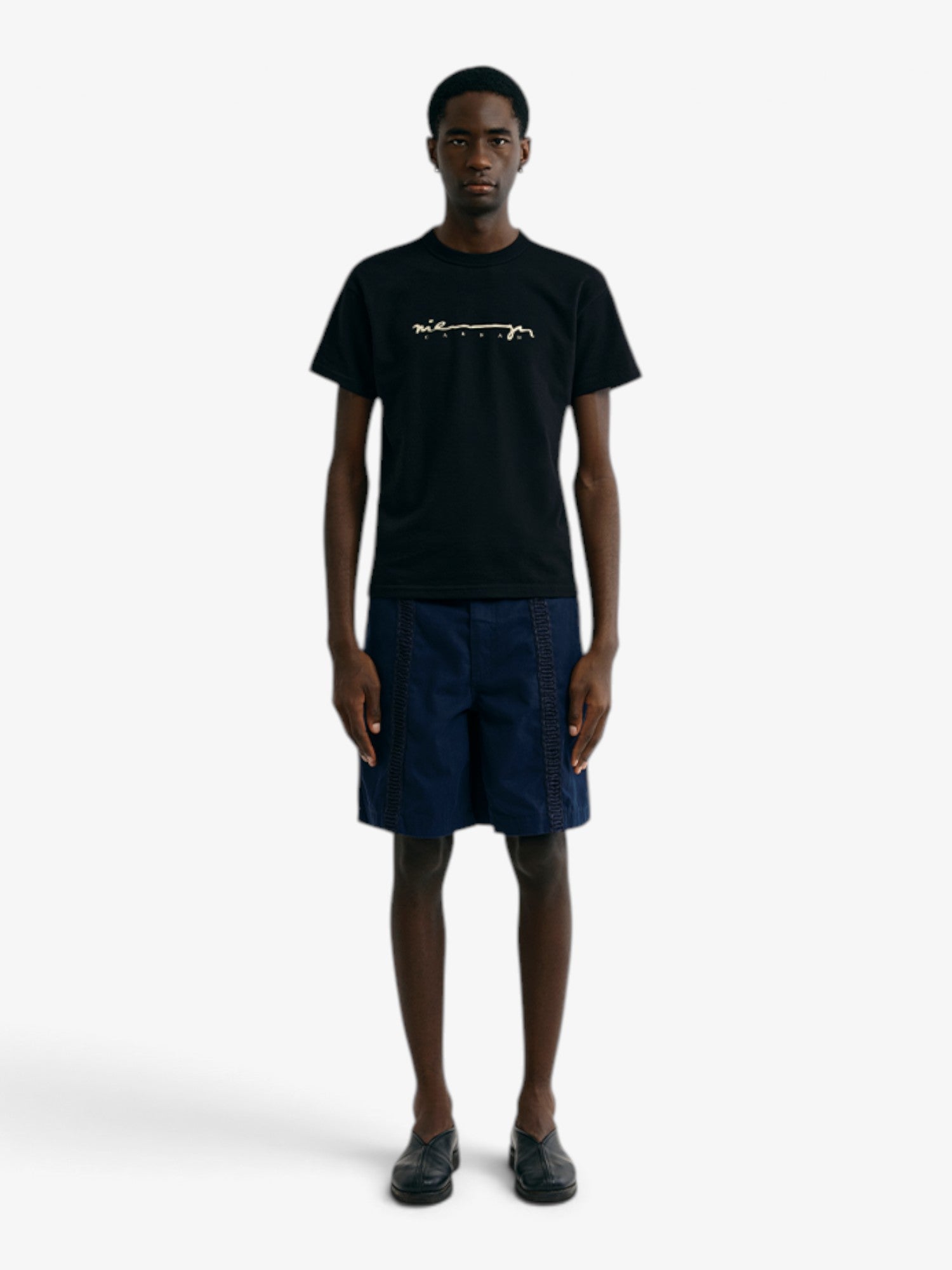 Black 'Signature' Slim Fit Tee X NIEMEYER