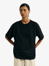 Black 'Column' Tee X NIEMEYER