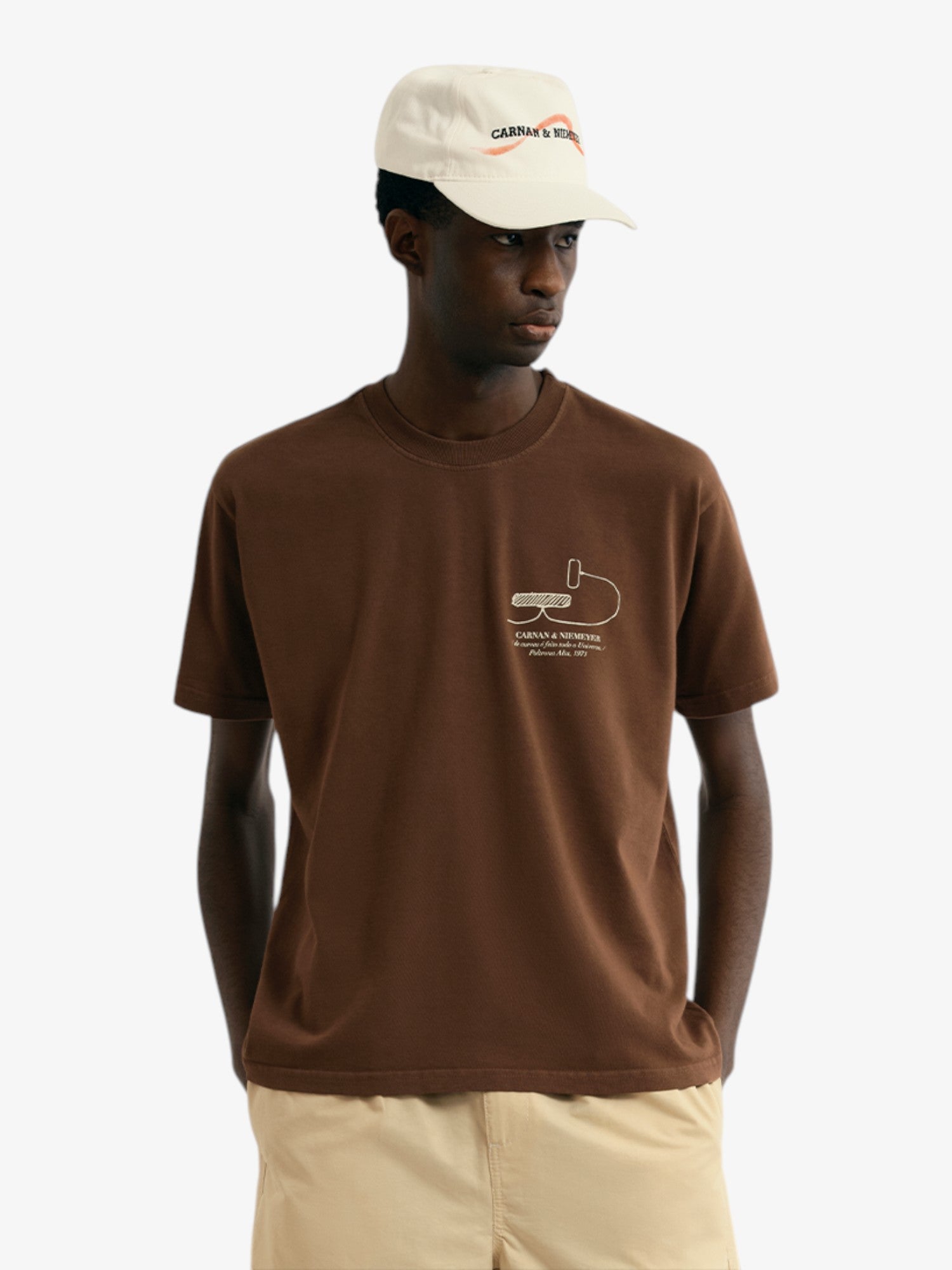 Brown 'Chair' Tee X NIEMEYER