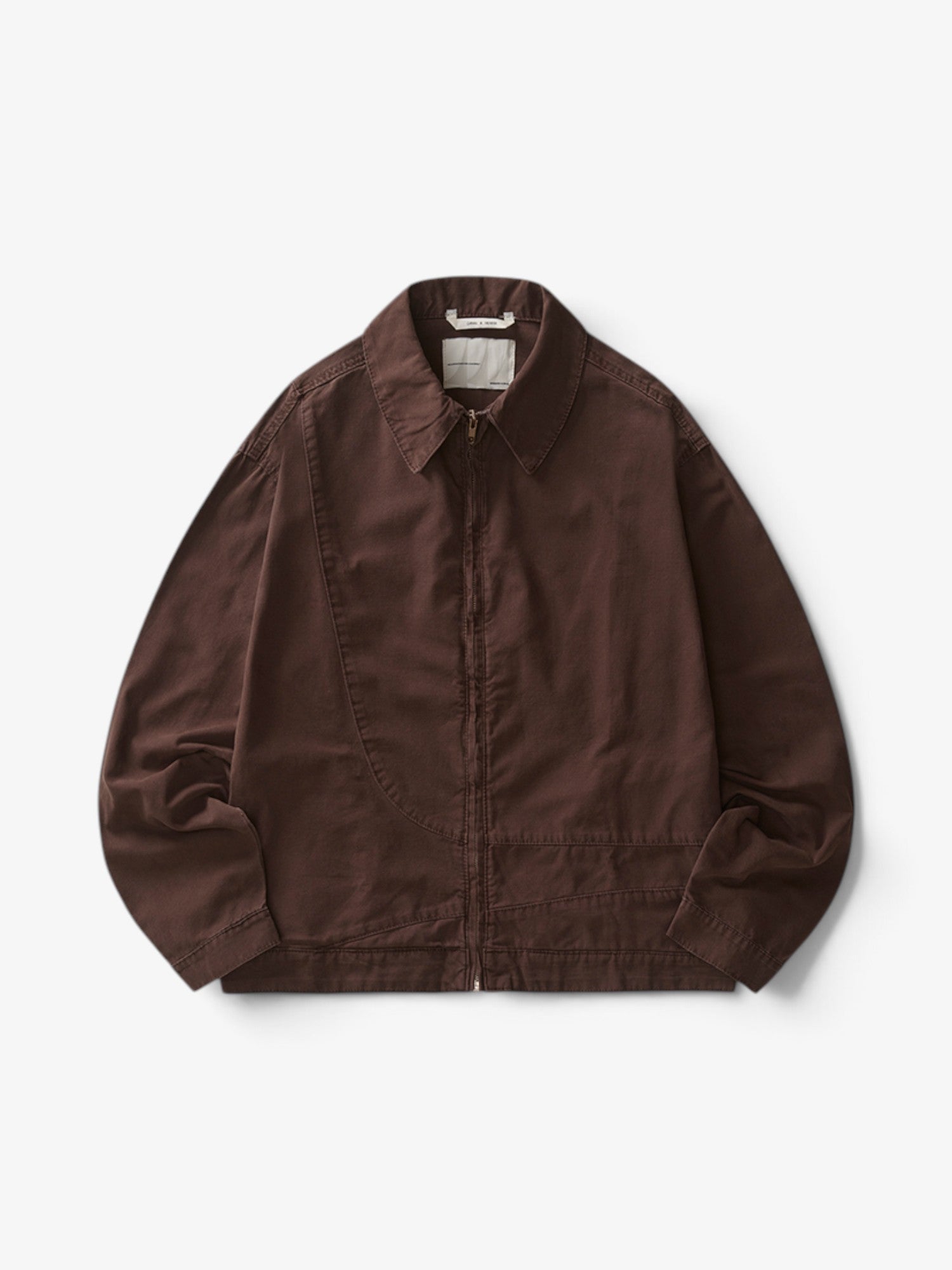 Washed Brown 'Column' Twill Jacket X NIEMEYER