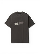 Black Faded 'Swallow' Tee