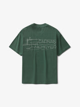 Green 'Sketches' Boxy Tee X NIEMEYER