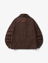 Washed Brown 'Column' Twill Jacket X NIEMEYER
