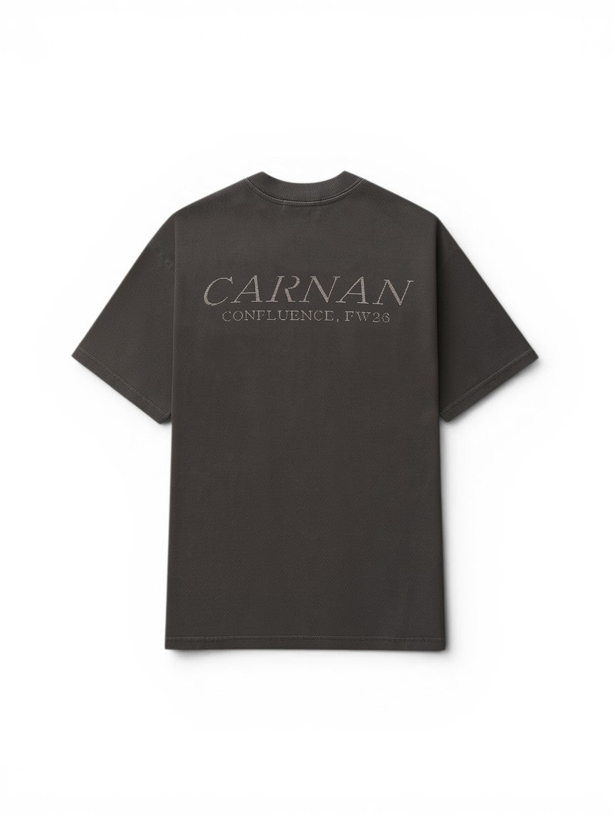 Black Faded 'Swallow' Tee