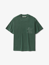 Green 'Sketches' Boxy Tee X NIEMEYER