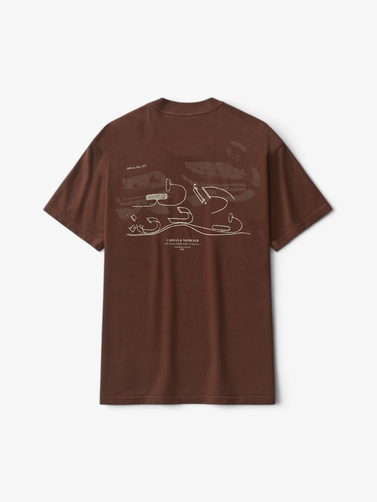 Brown 'Chair' Tee X NIEMEYER