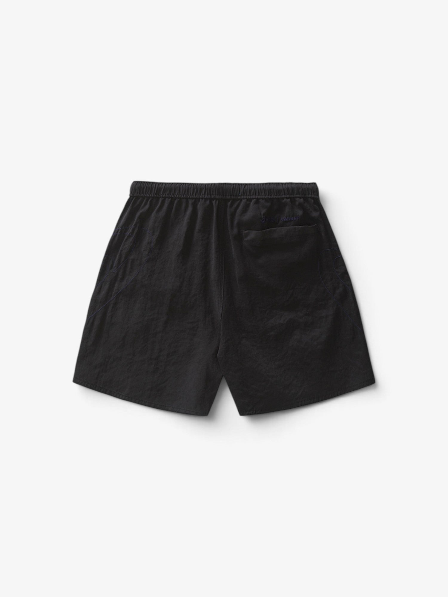 Black 'Spiral' Cut Shorts X ASICS