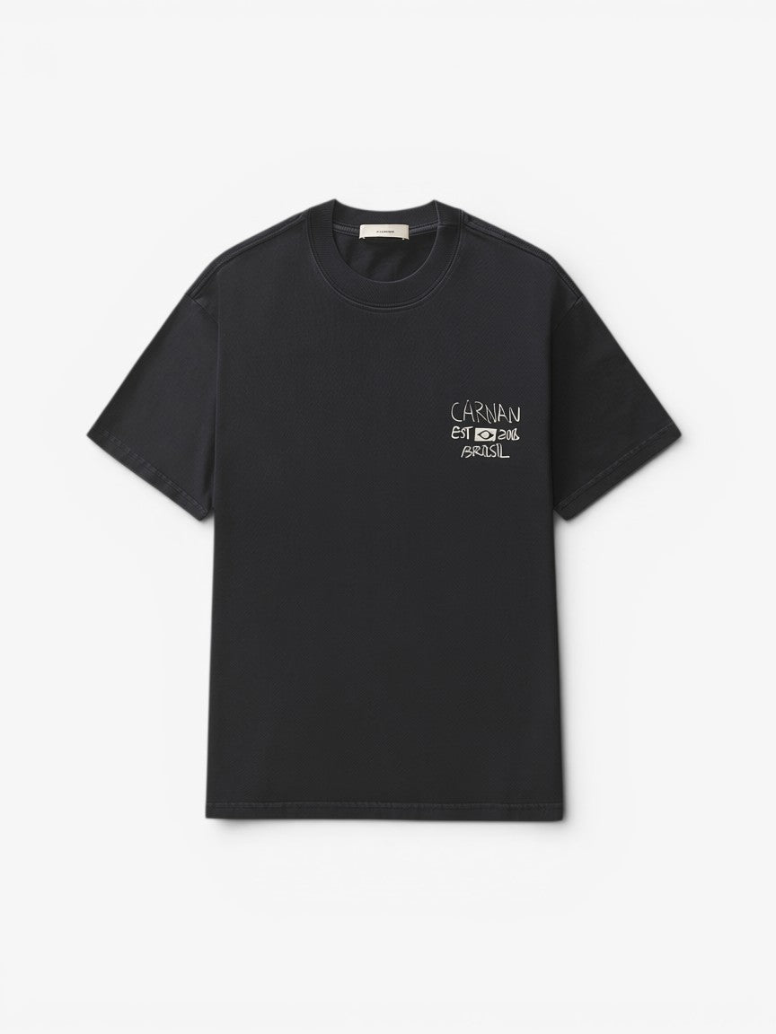 Black 'Unfolding' Tee