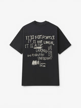 Black 'Unfolding' Tee