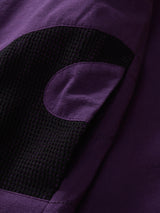 Purple 'Spiral' Cuts Jacket X ASICS