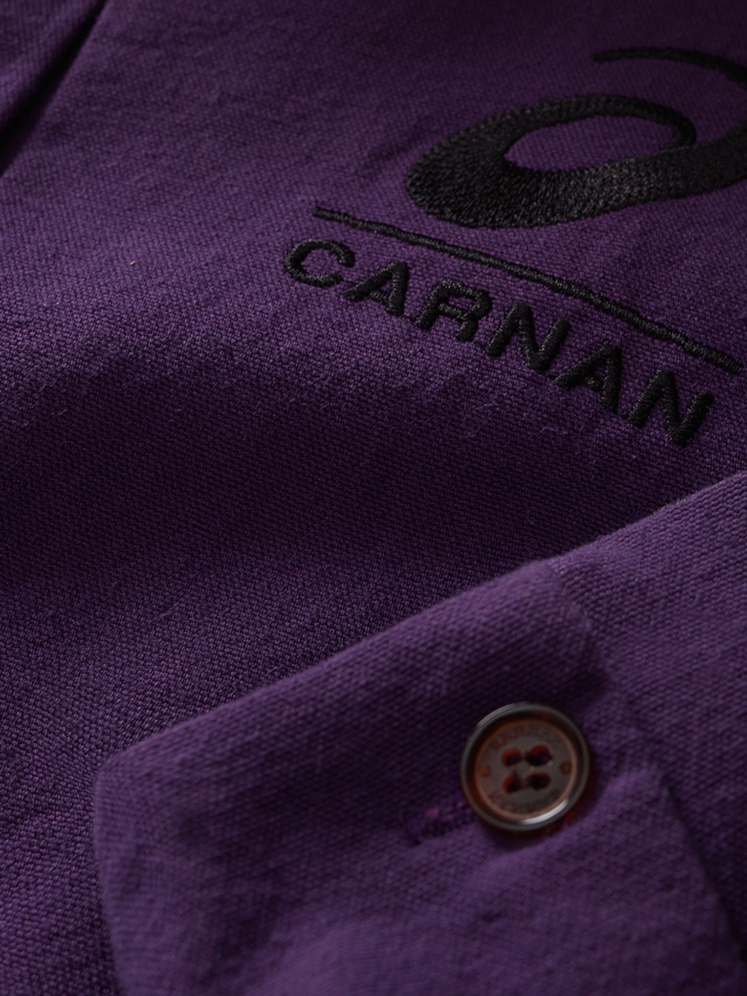 Purple 'Spiral' Cuts Jacket X ASICS