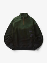 Green Tie Dye Half Zip Sweatshirt X ASICS