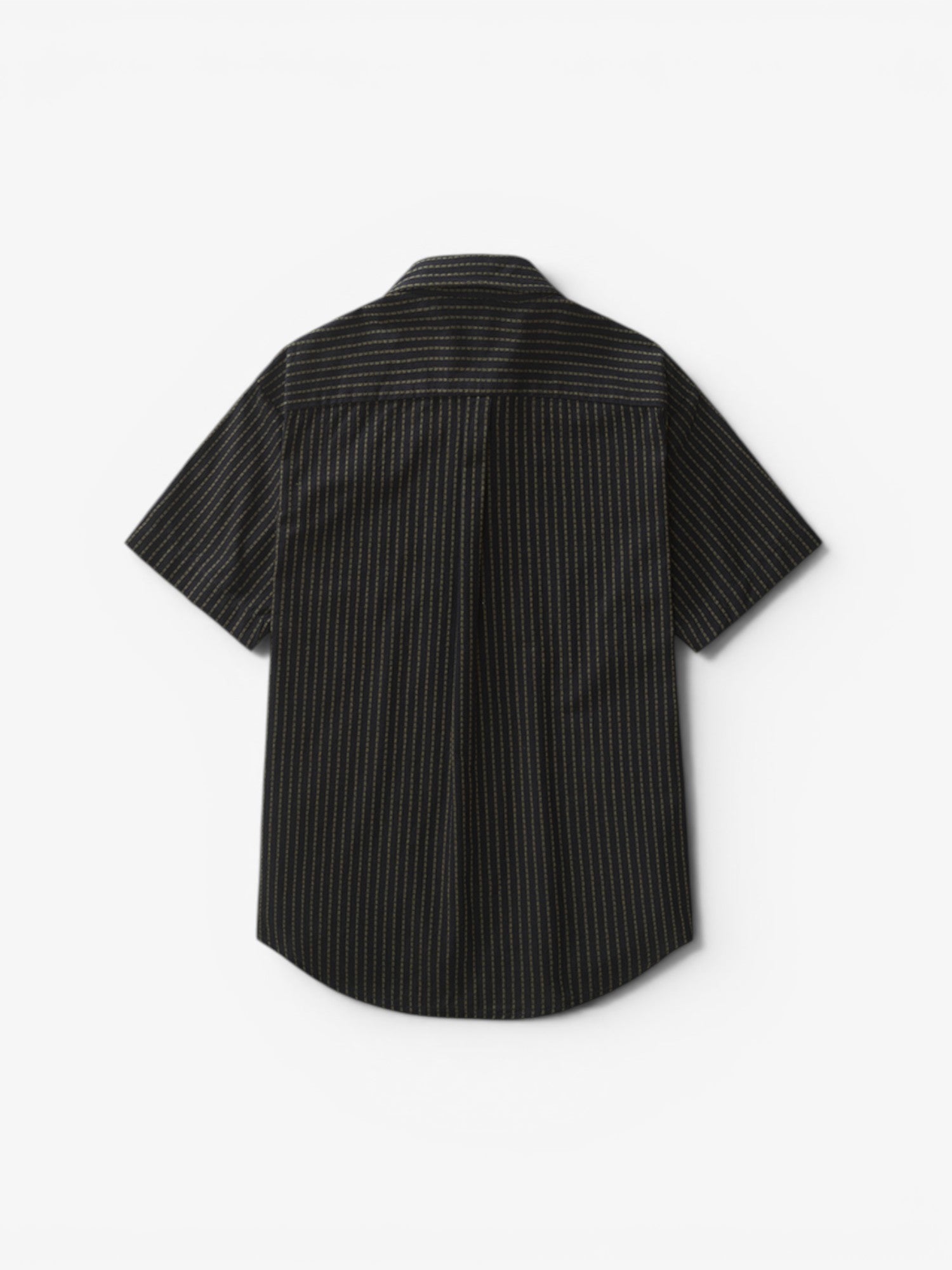 Black & Green 'Flip Cut' Shirt