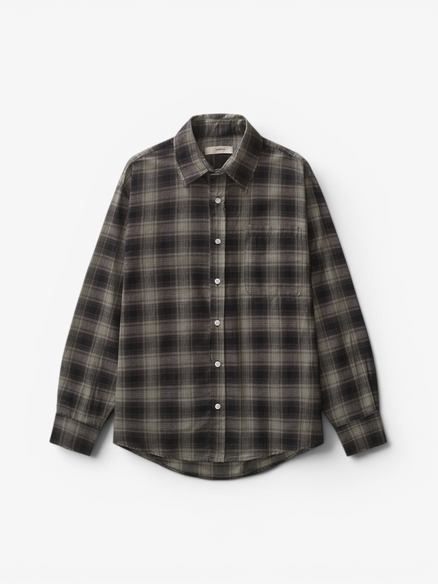 Plaid Distressed Shirt