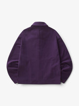 Purple 'Spiral' Cuts Jacket X ASICS