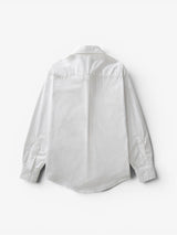 White Pleated Pocket Shirt