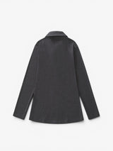 Grey Buttoned Polo Shirt