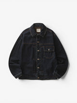 Blue 'Patchwork' Denim Jacket