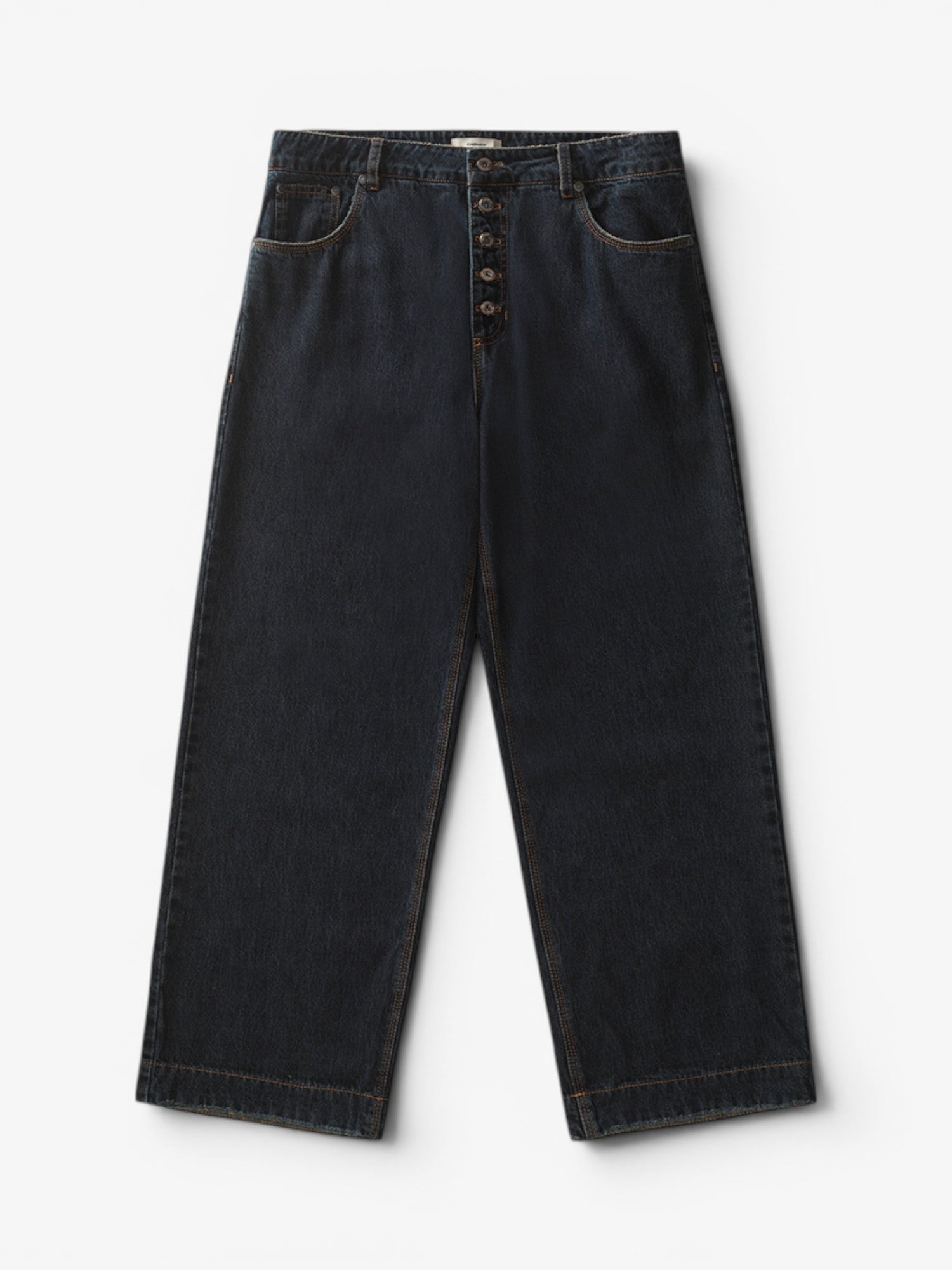 Blue 'Patchwork' Denim Pants