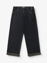 Blue 'Patchwork' Denim Pants