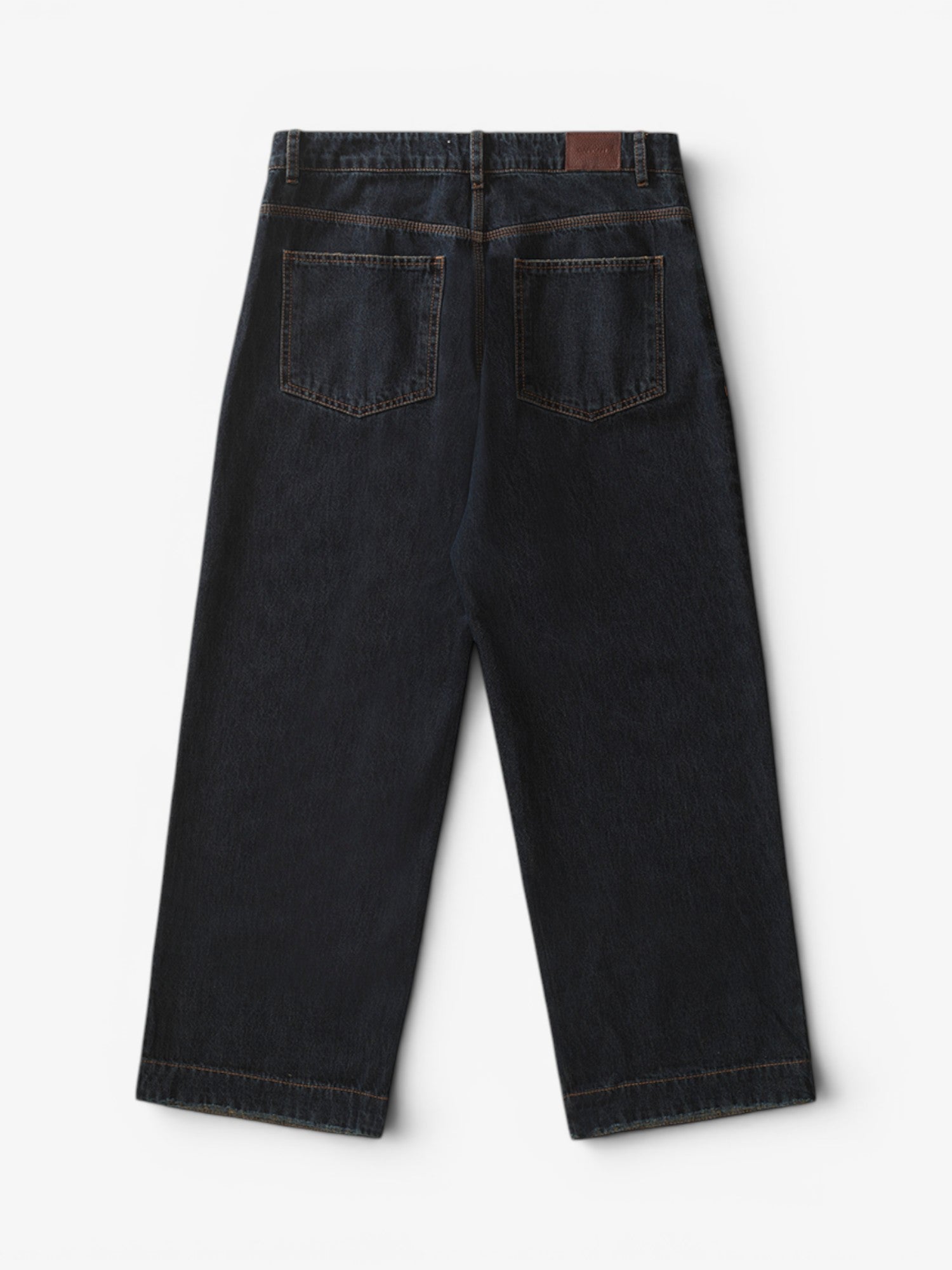Blue 'Patchwork' Denim Pants