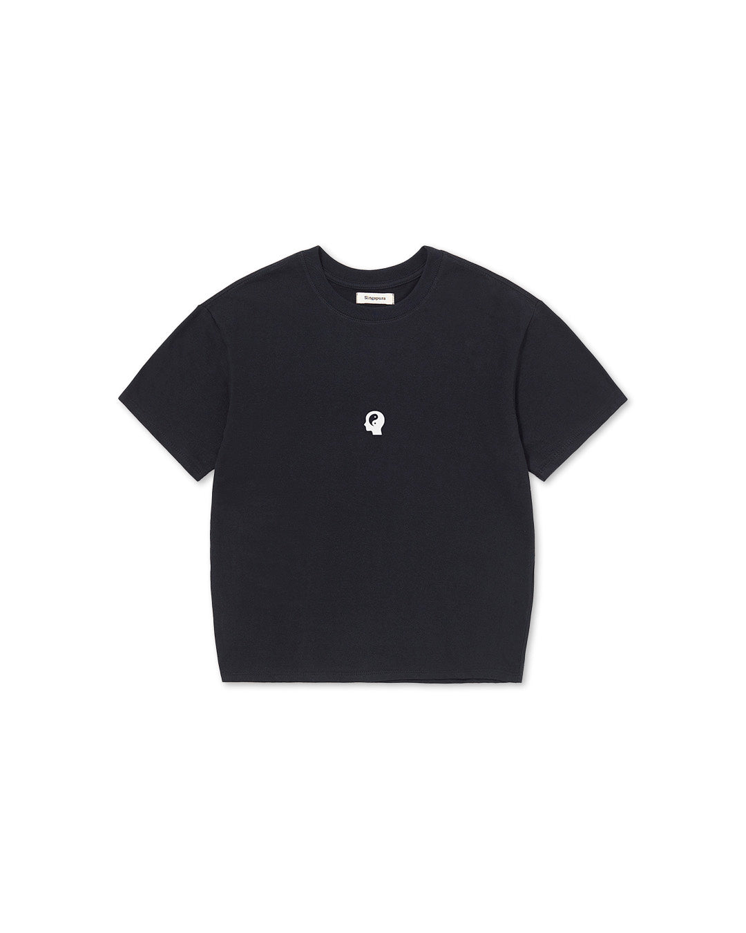 Black Washed 'Don't Hate Meditate' Boxy Tee