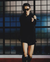 Black 'Say Ur' Dynamic Tank Top