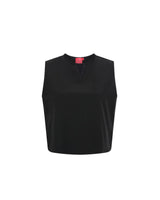 Black 'Say Ur' Dynamic Tank Top