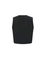 Black 'Say Ur' Dynamic Tank Top